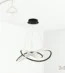 Luminaria colgante Violet Black en fondo blanco.