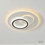 Detalle del diseño en acrílico y luz LED integrada de la Luminaria Shanda.