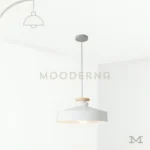 Luminaria Paris White sobre fondo blanco.