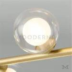 Toma de cerca de uno de los focos LED.