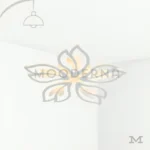 Luminaria Florencia White con fondo blanco.