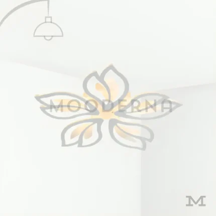 Luminaria Florencia White con fondo blanco.