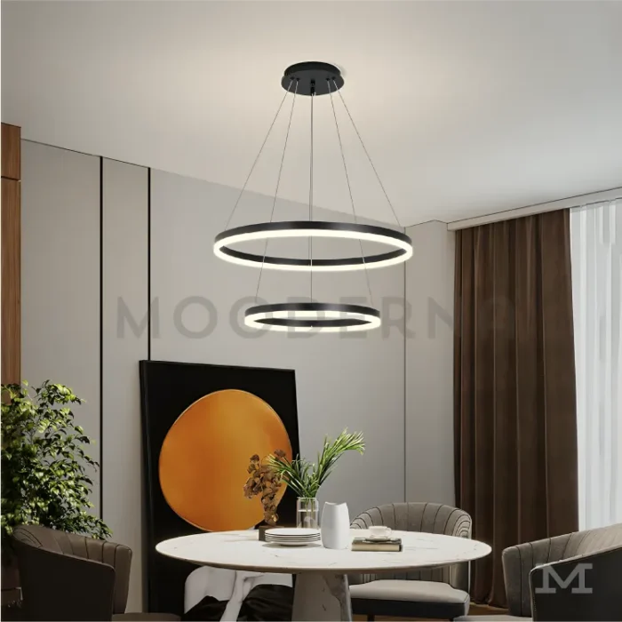 Ambiente comedor con estilo contemporáneo.