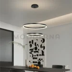 Detalle cercano de la luminaria Billy Black.