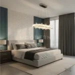 Instalación en dormitorio moderno.