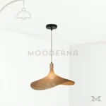 Luminaria Mabel Gold sobre fondo blanco