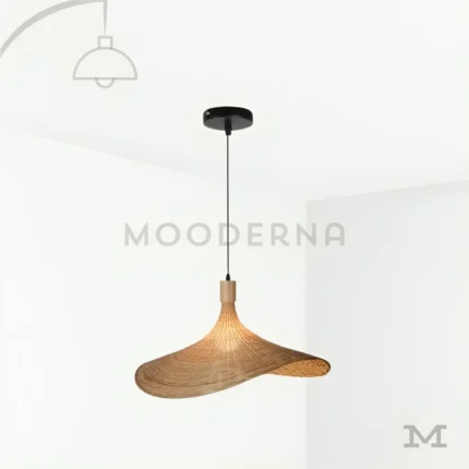 Luminaria Mabel Gold sobre fondo blanco