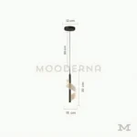 Lunisse Black con medidas de altura y diámetro