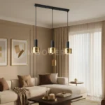 Kaira Mix instalada en sala comedor, integrándose de forma elegante al ambiente y aportando un estilo contemporáneo que resalta mesas, barras o zonas sociales.