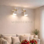 Safyra Glow White en habitación, creando un ambiente cálido y equilibrado.