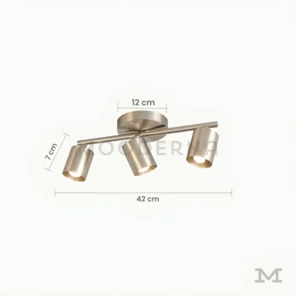 Noeimira Plata con medidas referenciales, mostrando su diámetro de 30 cm y altura de 10 cm.