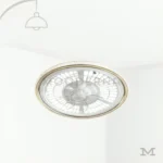 Anny Gold en fondo blanco, mostrando su diseño circular con iluminación LED y ventilador integrado.