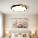 Amelia instalada en habitación, creando un ambiente equilibrado y confortable.