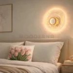 Signe Gold instalada en habitación como luz ambiental.