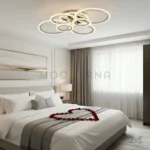 Tyra Platinum en habitación, creando un ambiente moderno y armonioso.