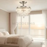 Pauline Plata Crystal en habitación, creando un ambiente cálido y distinguido.