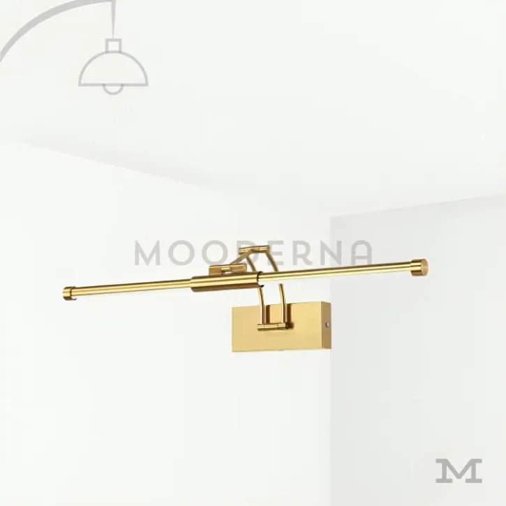 Floris Gold recargable en fondo blanco, mostrando su diseño moderno en acabado dorado con estructura alargada elegante.